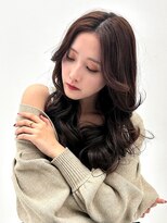 オーバーヘアー 高槻店(over hair) 【over hair】ダークグレージュ×カーテンバング