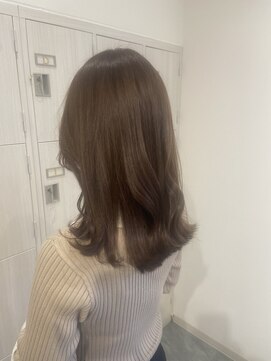 パプスドコワフュール 甲子園口店(Pap's de coiffeur) まろやかベージュカラー