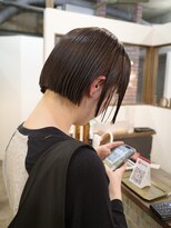 ロア ヘアーコーディネート 四条烏丸店(LoRE hair coordinate)&nbsp;パツパツカットラインミニボブ／リオン