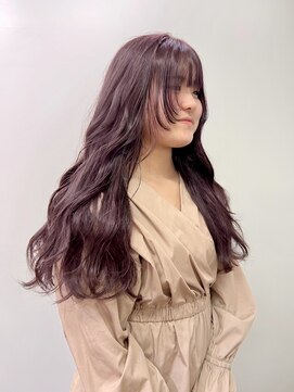 ニール 名古屋 伏見 丸の内(NEELU) 【Neelu_scuro_conoka】ブリーチなしWカラーで作るラベンダー