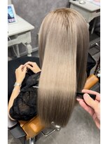 ナナシ(nanac)&nbsp;ミルクティベージュ＋髪質改善トリートメント