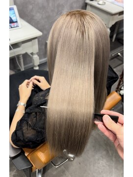 ナナシ(nanac) ミルクティベージュ＋髪質改善トリートメント