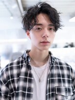 ハバナ 立川(HAVANA) 韓国マッシュダークアッシュニュアンスパーマメンズカット黒髪