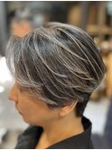 ショートバレイヤージュカラー