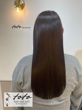 トトヘアーアンドネイル(toto hair and nail) 人気NO.1【髪質改善カラーコース】カット・メテオカラー・TR