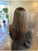 透明感カラーと髪質改善のコラボ!!