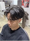 滋賀/南草津/メンズ美容室/波巻きツイストスパイラルパーマ