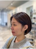 ハイライトボブスタイル