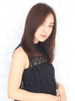 ヘアージェニック(hair genic)の写真/【東京青山のサロン直伝】貴女に合った髪質改善ストレートをご提案◎毛先Cカールで自然な丸みも可能♪
