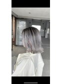バレイヤージュ　ボブ