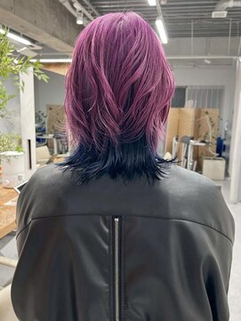 ムーン バイ ケンジ(moon by KENJE) 『hinari』デザインカラー/似合わせレイヤーカット