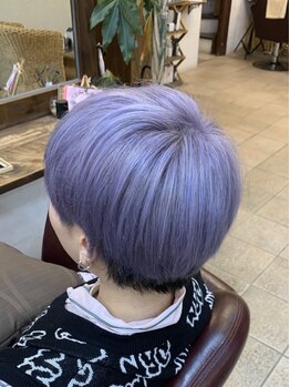 サターン バイ ギャラクシー(SATURN by GALAXY)の写真/透明感カラー/インナーカラー/リタッチもお任せください◎豊富なメニュー×高い技術でなりたいを叶える◇