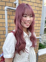 チクロヘアー(Ticro hair) @Luca ピンクヘア