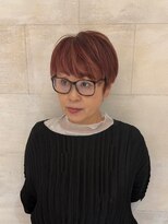 ザザ 高田馬場(ZA/ZA)&nbsp;秋におすすめ♪ボルドーカラー×ハイライトで立体感ショート