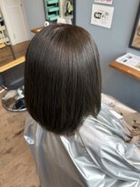 レアレア ヘアアンドライフ(LeaLea)&nbsp;着物ヘア/大人ガーリー/ダークアッシュ/似合わせカット/伊丹