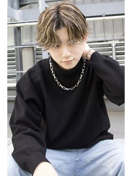 リコ ヘアアンドリラクゼーション 名駅店(LICO HAIR＆RELAXATION) メンズ　ブリーチ　ハイライトカラー　名古屋駅/メンズ