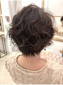 乾かすだけ♪パーマショート