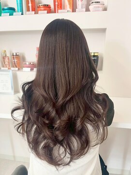 シイム(CYM) 透明感カラー/ダークブラウン/ロングレイヤー