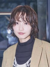 インチェルシー(in chelsea) ショートパーマ/レイヤーパーマ/ショートボブ/オレンジベージュ