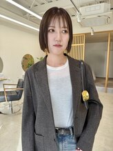 モンテヘアー(monte hair)&nbsp;ミニボブ×弱酸性ストレートパーマ