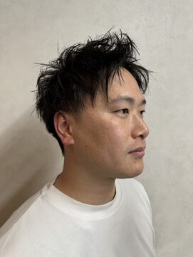 MEN’S HAIR/サーフカール/刈り上げセンターパート/千葉駅