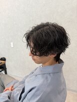 ジーナ 天神(Zina)&nbsp;波巻きパーマ/波巻きシャドウ【福岡/天神/メンズパーマ】