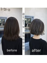 エイミーバイアフロート(amie  by afloat)&nbsp;後ろ姿で差がつくボブチェンジ