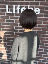 ライフビィ リフト(Lifebe Lift)&nbsp;抜け感×ツヤ感イルミナカラーショートスタイル