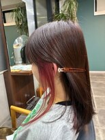 プライマル 稲毛店(PRIMAL)&nbsp;イメチェンチェリーブラウンフェミニンモードダークアッシュ