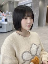 ルクス スマートサロン(Luxs SmartSalon) ぱつっと顎下1センチボブ