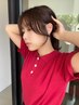 【髪を縛る事が多い方へ】似合わせ顔まわりcut+顔まわりストレートコース☆
