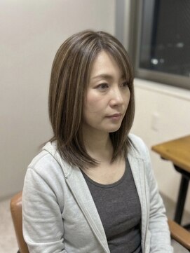 パーリオ けいさつ前店(PALIO) 【PALIO肥塚】上品ツヤ細ハイライト白髪ぼかし☆姫路