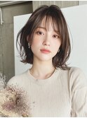 【ブルベ夏20代】透明感グレージュで叶う大人可愛い外ハネボブ