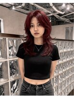ユニ 心斎橋(Uni.)&nbsp;心斎橋/韓国ヘア/レイヤーカット/髪質改善/顔周り/ブリーチ