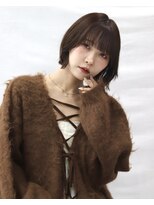 ディフィー(Defi)&nbsp;マロンブラウン×レイヤーボブ【大阪　京橋】