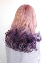 ヘアメイク オブジェ(hair make objet) ハイトーングラデーションカラー