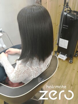 ヘアメイクゼロ 坂戸駅前店(hairmake zero) ゼフィラム　オージュア　ダークブルージュ