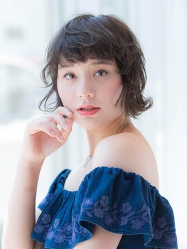 ノブ ヘアデザイン 戸塚店(NOB hairdesign) 〈NOB戸塚店〉ショートパーマセシルカットボブルフワイドバング