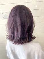 ルノン フィージュ(LUNON fieju)&nbsp;【LUNON fieju】ブリーチ一回からのピンクパープルアッシュ