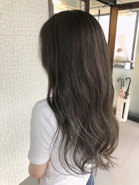 テラスヘア 新潟駅南(TERRACE hair) 透明感アッシュグレージュ(ブリーチなし)