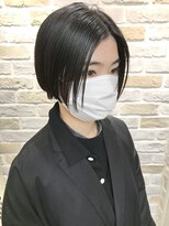 コス(kos)&nbsp;大人可愛い/ココアベージュ/グレージュカラー/ボブウルフ/黒髪