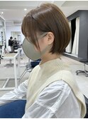 【Owll】大人ショートマッシュ くすみカラー