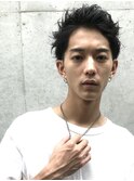 爽やかショートスタイル　黒髪　メンズ