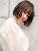 ラフィス ヘアー センス 広島袋町店(La fith hair SEnSE) 【La fithナチュラルボブ×チョコレートブラウン