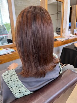 ラ メール ヘア デザイン(La mer HAIR DESIGN) 爽やかオレンジブラウン★