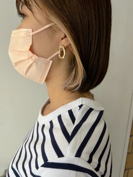 ベイルーム(BAYROOM by HONEY omotesando) 大人可愛い20代30代40代小顔インナーカラーボブ(yu-ka)