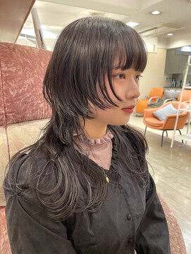 モリオ フロム ロンドン 大宮2号店(morio from London) 【高椋】黒髪ロングウルフ