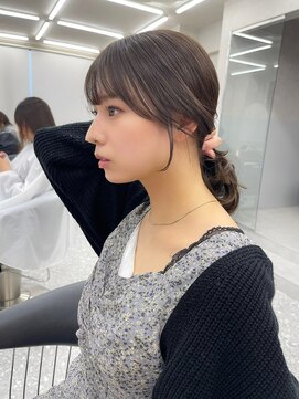 ロンド マーレ 天神大名店(Lond mare) 福岡美容室　韓国ヘア　韓国風ヘア　韓国前髪　レイヤー　前髪