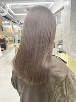 ソーコ 渋谷(SOCO)&nbsp;ミルクティーベージュカラーケアブリーチダブルカラー髪質改善