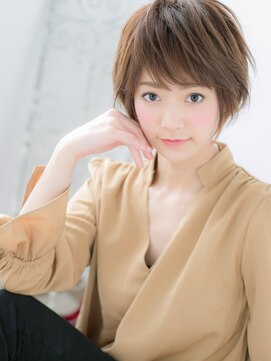 ドクターズサロン LAB 小山店 斜めバングで目力UP☆ツヤ髪エアリーショートg小山20代30代40代